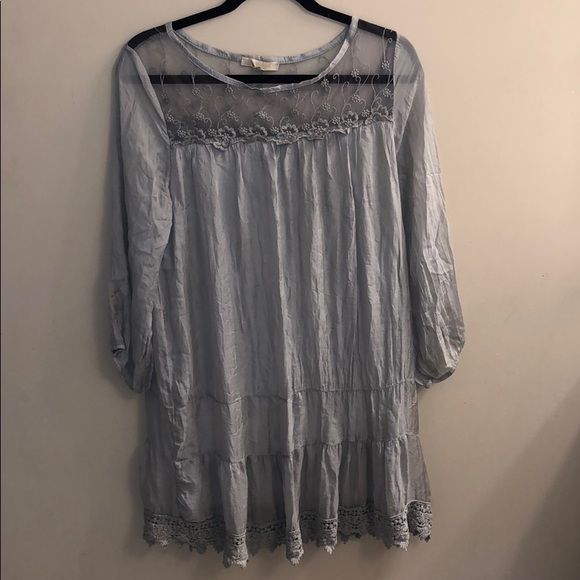 prontomoda giusy silk dress Prontomoda Giusy Silk Shift Dress (S) | Used,